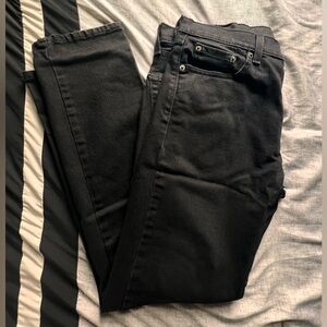 Levi’s black 501 jeans